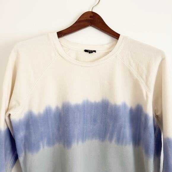 RAILS Theo Crewneck Sweatshirt Ocean Tie Dye XS - Picture 4 of 9